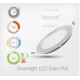 LED Rond Extra-Plat Downlight 18W (Cadre Alu)