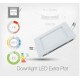 LED Carré Extra-Plat Panel-Light 6W (Cadre Blanc)