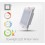 LED Carré Panel-Light 12W (Cadre Verre)